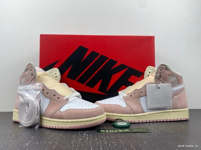 OG Retro Air Washed FD2596-600 (Women's) Jordan 1 High Pink 0703